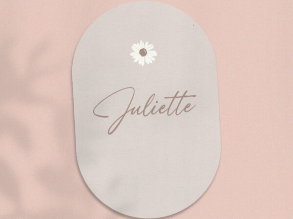 Ontwerp geboortekaartje - Juliette