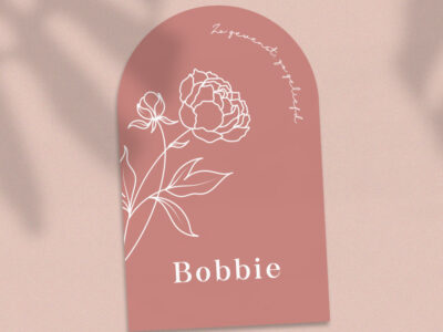 Ontwerp geboortekaartje - Bobbie