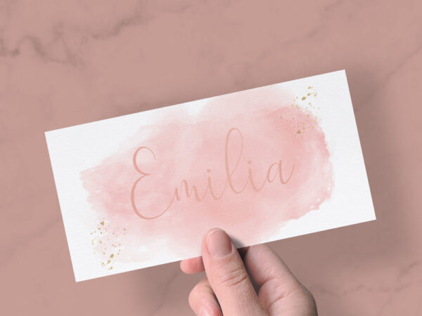 Ontwerp geboortekaartje - Emilia