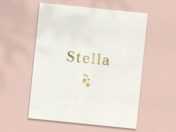 Ontwerp geboortekaartje - Stella